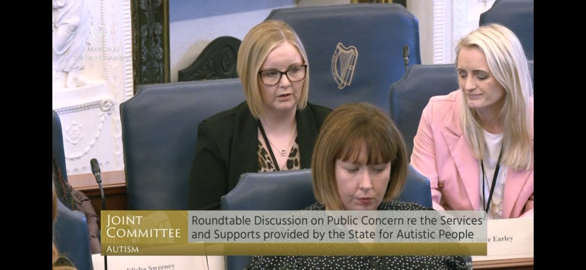 Absolutely Honoured to be given the opportunity to speak to the Oireachtas Committee for Autism about the lack of services and school places for Autistic children and adults in our community and country. @campaign4carrig @AsIAmIreland #oireachtas #samechance