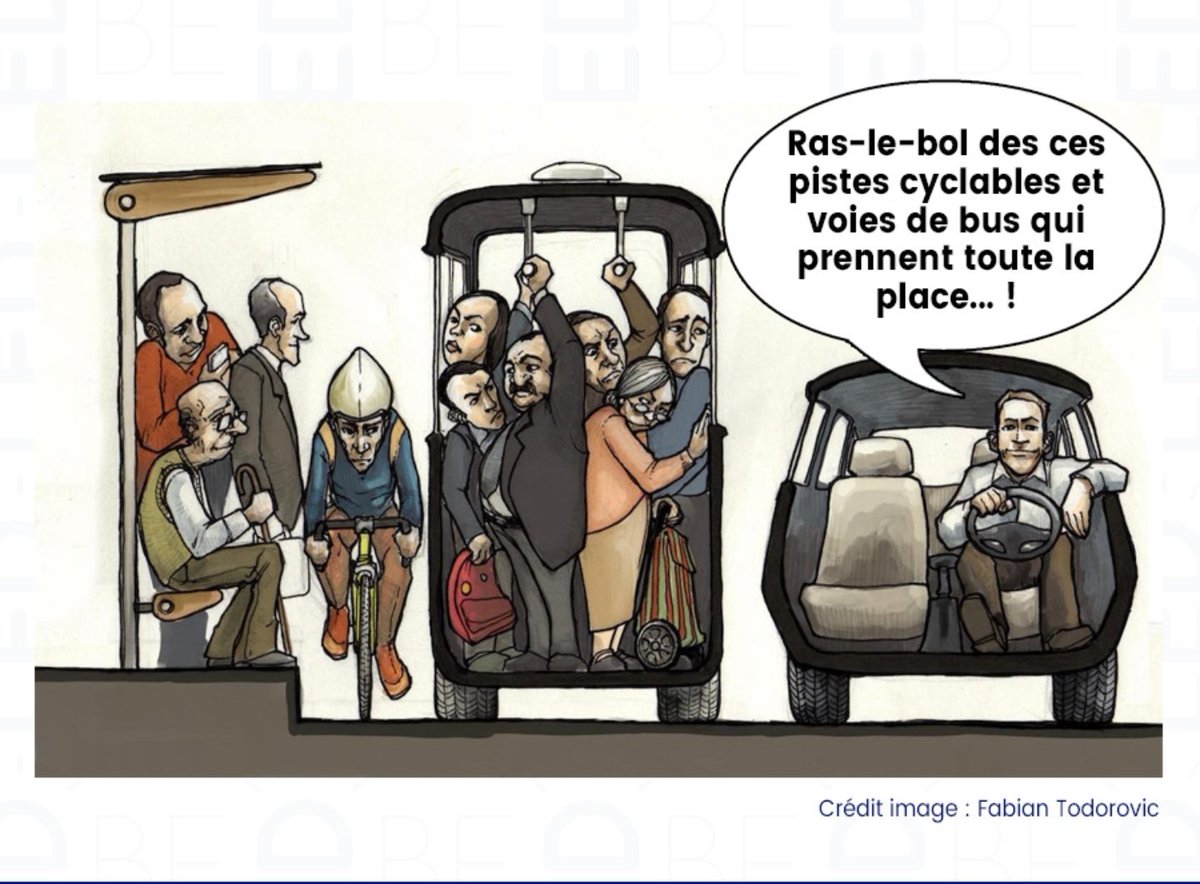 Rustfull's tweet photo. Je crois que ça résume parfaitement les problèmes de bouchons en ville ! https://t.co/qYbvMCXsIP
