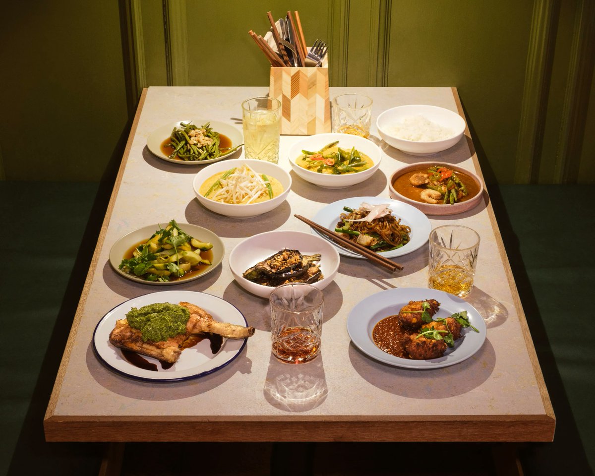 Nyonya Supper Spread ✨ Julie Lin worked with Gaga co-founder, Fraser Hamilton, and head bartender, Scott Stevenson, to put together a 9 course food and whisky pairing within our latest issue of Whiskeria for Spring 2023. Pick one up at your local Whisky Shop now!