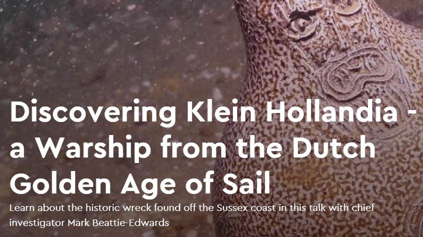 Nautical Archaeology Society (@nautarchsoc) on Twitter photo The first ever public talk on the #KleinHollandia wreck discovery will be given at <a href="/TQHGreenwich/">The Queen's House</a> on the evening of 18th April by our very own CEO.
Tickets FREE for RMG members via <a href="/RMGreenwich/">Royal Museums Greenwich</a> website and for NAS Members via our own Events portal. nauticalarchaeologysociety.org/Event/discover⦠The first ever public talk on the #KleinHollandia wreck discovery will be given at <a href="/TQHGreenwich/">The Queen's House</a> on the evening of 18th April by our very own CEO.
Tickets FREE for RMG members via <a href="/RMGreenwich/">Royal Museums Greenwich</a> website and for NAS Members via our own Events portal. nauticalarchaeologysociety.org/Event/discoverā¦