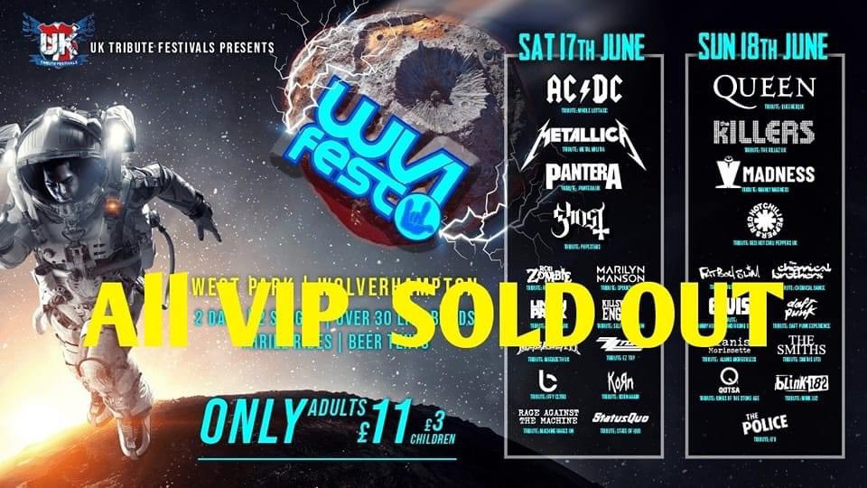 WV1FEST... All VIP have now SOLD OUT... Dont delay this Festival will sell out !