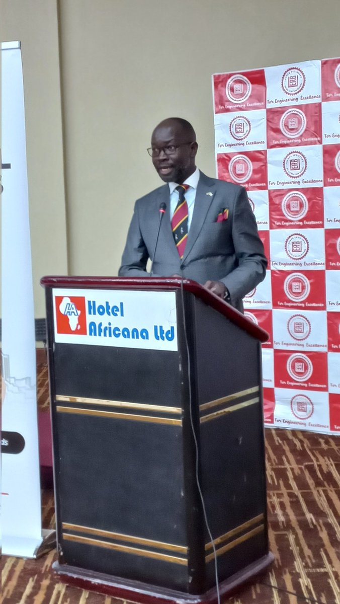 rnamugera's tweet image. The Guest of Honor @GovtChiefwhip representing the @Thomas_Tayebwa the Deputy Speaker of @Parliament_Ug at the #WED2023UG during #WorldEngineeringDay2023 organised by @ERBUganda and @MoWT_Uganda