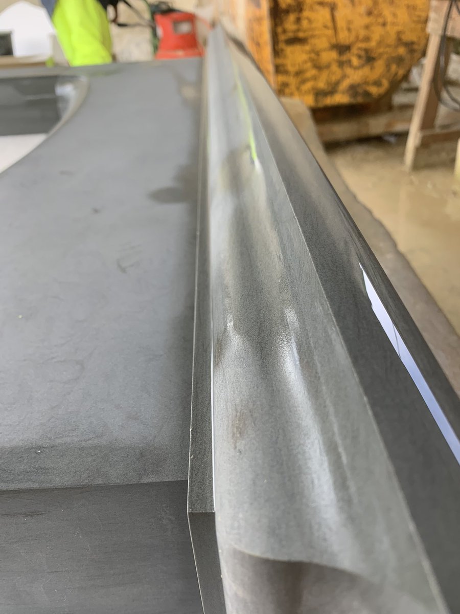 A lovely fireplace wrapped up this week, this custom made fireplace is made using a locally quarried stone know as Whitworth, a super tough durable grey Yorkstone! #bespoke #solidstone #Britishstone #stonemasonry