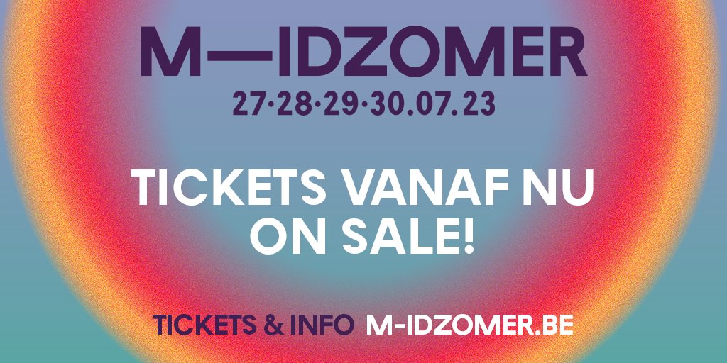 M-IDZOMER (@midzomerleuven) on Twitter photo Tickets voor #MIDZOMERLEUVEN zijn vanaf nu on sale! Koop nu je ticket voor <a href="/suzyv/">Suzanne Vega</a>, DAAN en/of <a href="/_JoseGonzalez_/">José González</a> en maak je klaar voor zwoele zomeravonden met een stevig programma muziek, kunst en performance. ☀️🌴
🎟️ via m-idzomer.be/tickets
<a href="/M_useumLeuven/">M Leuven</a> <a href="/HetDepot/">Het Depot</a> Tickets voor #MIDZOMERLEUVEN zijn vanaf nu on sale! Koop nu je ticket voor <a href="/suzyv/">Suzanne Vega</a>, DAAN en/of <a href="/_JoseGonzalez_/">José González</a> en maak je klaar voor zwoele zomeravonden met een stevig programma muziek, kunst en performance. ☀️🌴
🎟️ via m-idzomer.be/tickets
<a href="/M_useumLeuven/">M Leuven</a> <a href="/HetDepot/">Het Depot</a>