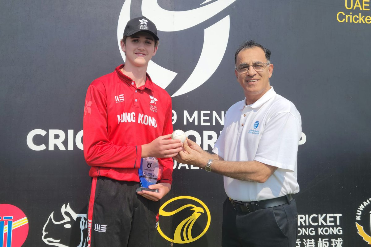 Hong Kong ended their ICC U19 World Cup Qualifiers campaign on a high note! Danny Mapp's inspired spell of 7/31 helped ensure that Hong Kong U19 remain in Asia Division 1 for the next ICC U19 Qualifying tournament. Well done to the young side, and congratulations to all involved!