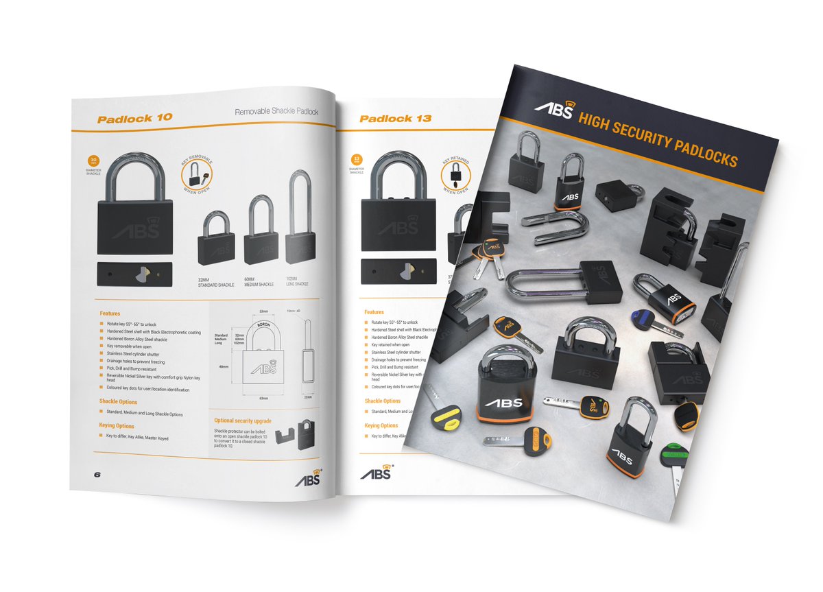 abs_secure's tweet photo. Looking for high security padlocks.... Look no further. ABS padlocks can be supplied individually keyed, keyed alike (multiple padlocks all with the same key) or as part of a Master Key System.
Available from ABS Security Centres.
#ABSsecure #ABSPadlock #ABSLocksmiths https://t.co/91H0siPPbf