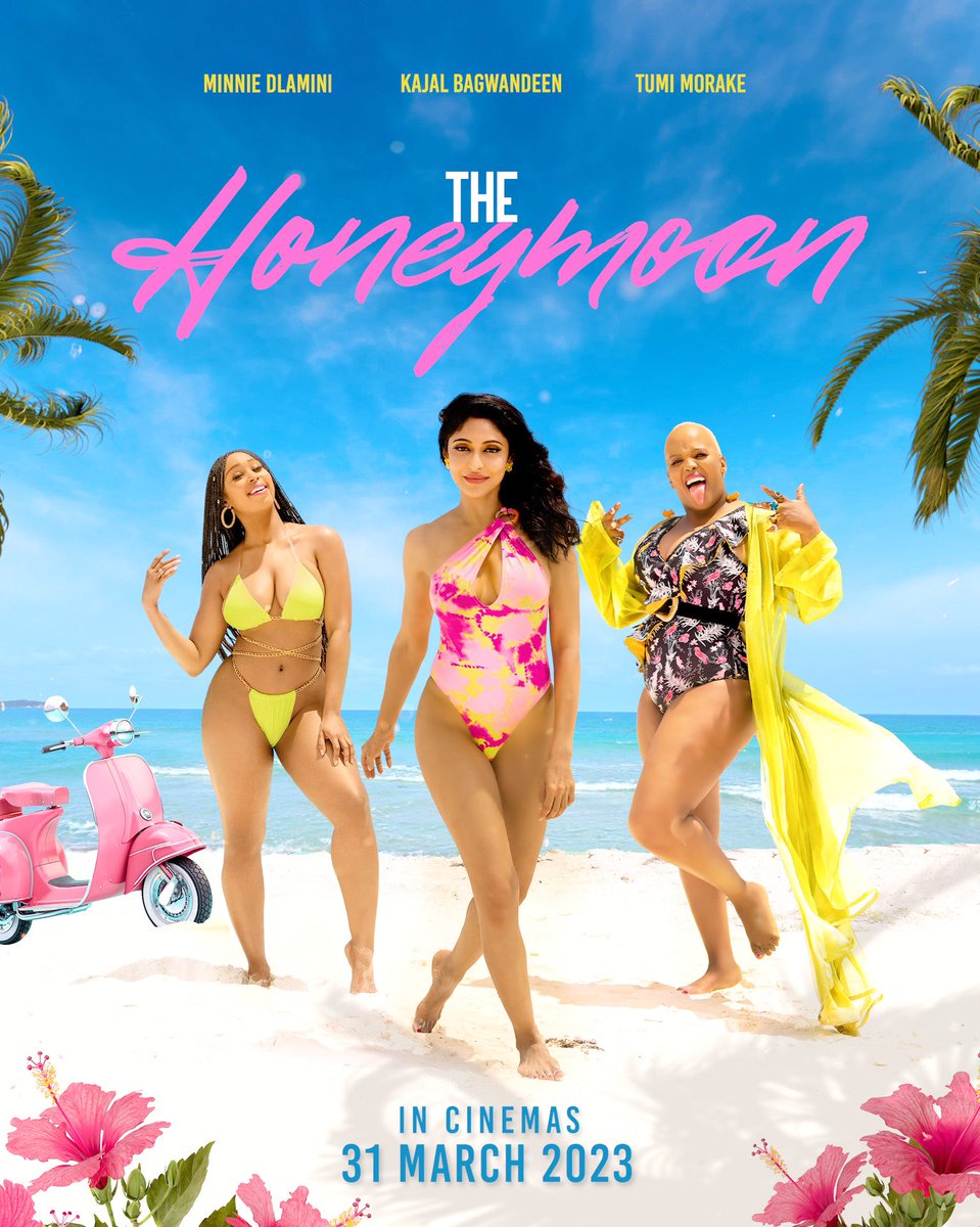 MovieHoneymoon's tweet photo. The #honeymoonmovie releases In Cinemas 31 March 2023. Swipe to see your closest Cinema listing🍿🌴🍿🎬 South Africa, Botswana, Swaziland, Zimbabwe and Namibia.

Tag your #besties. Ticket sales opening soon https://t.co/EKrQIxcjGH