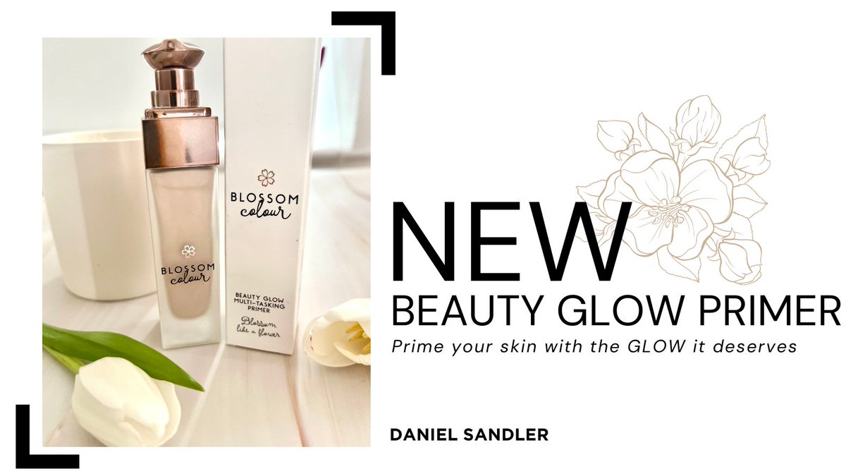 NEW ✨ This guest product, created by Daniel, is an instant glow primer. Proving its glowing credentials, it's almost sold out already. So if you want to try it, don't delay, shop it here: danielsandler.com/products/bloss… #makeup #newmakeup