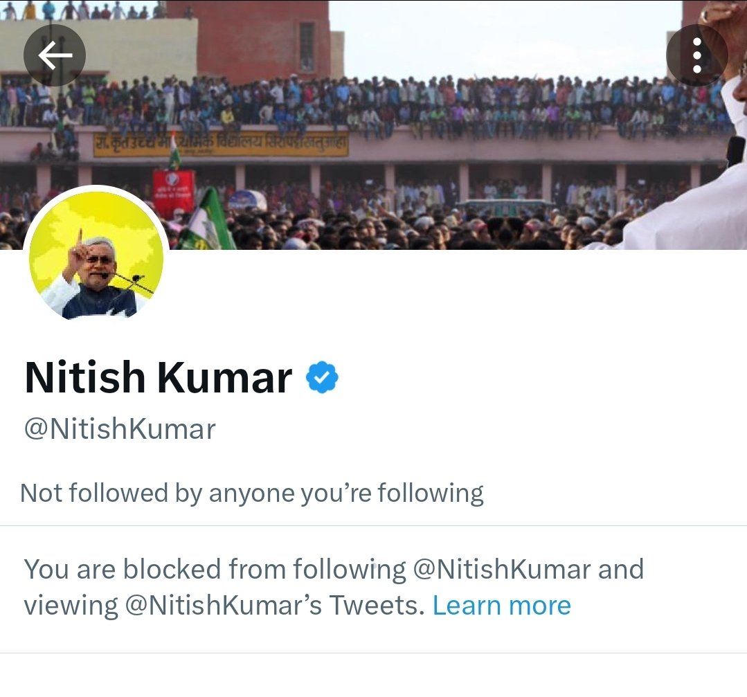 zoo_bear's tweet photo. I am blocked by Bihar CM @NitishKumar. Someone please share this thread to him please. 🙏🤷🙂 https://t.co/81vlJk1XdG