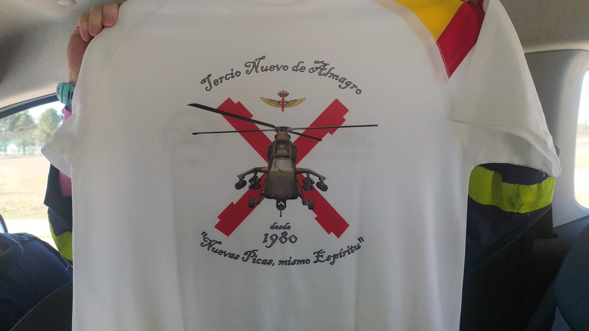 Nueva camiseta de FAMET en la base de Almagro, donde podemos apreciar que los Tercios aún están muy presentes