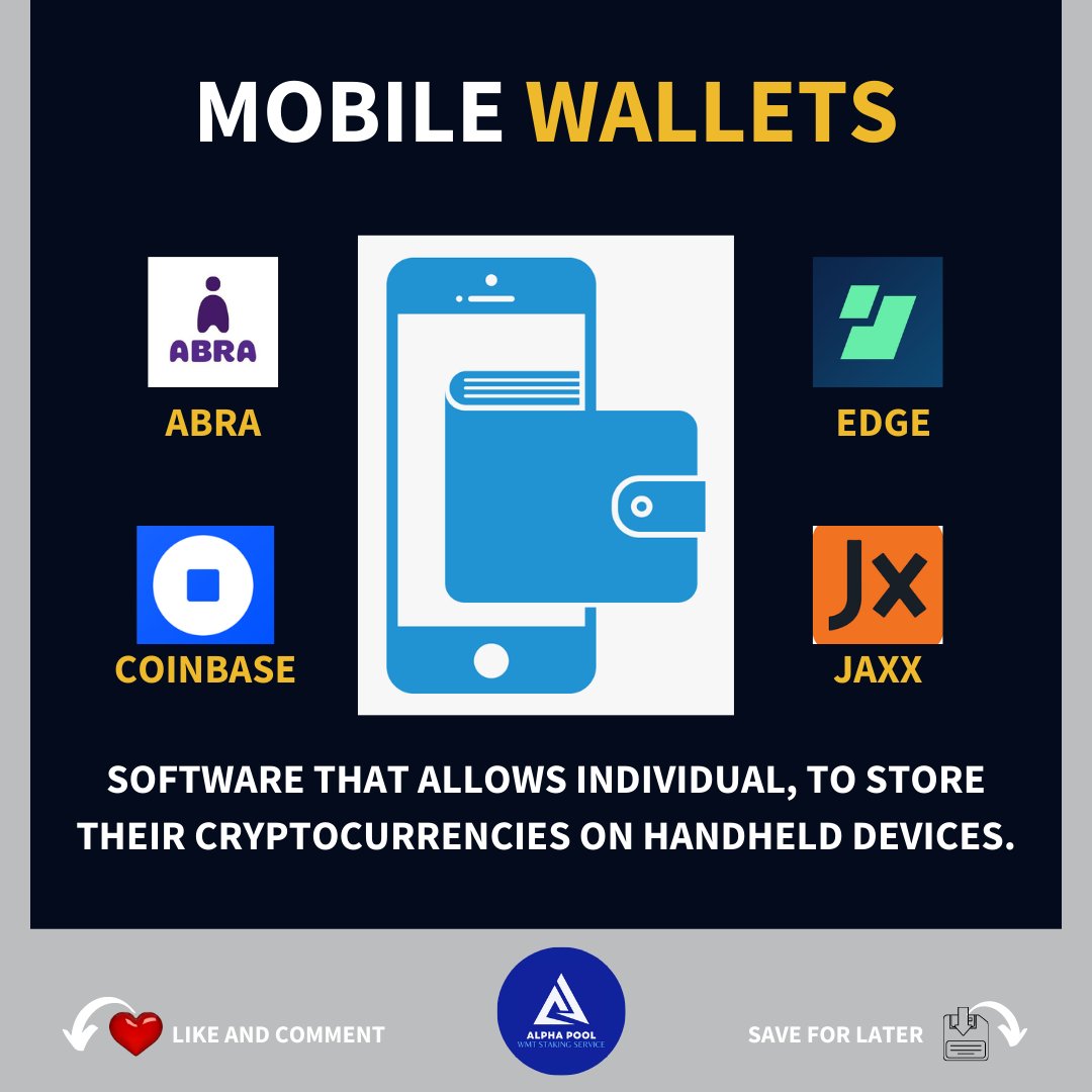 AlphaPool_io's tweet photo. While mobile wallet are you using?
#wallet #money #bitcoin #btc #coin #lostwallet #deposit #keys #price #wmt #alphapool #crypto https://t.co/9wi1Cxo6ad