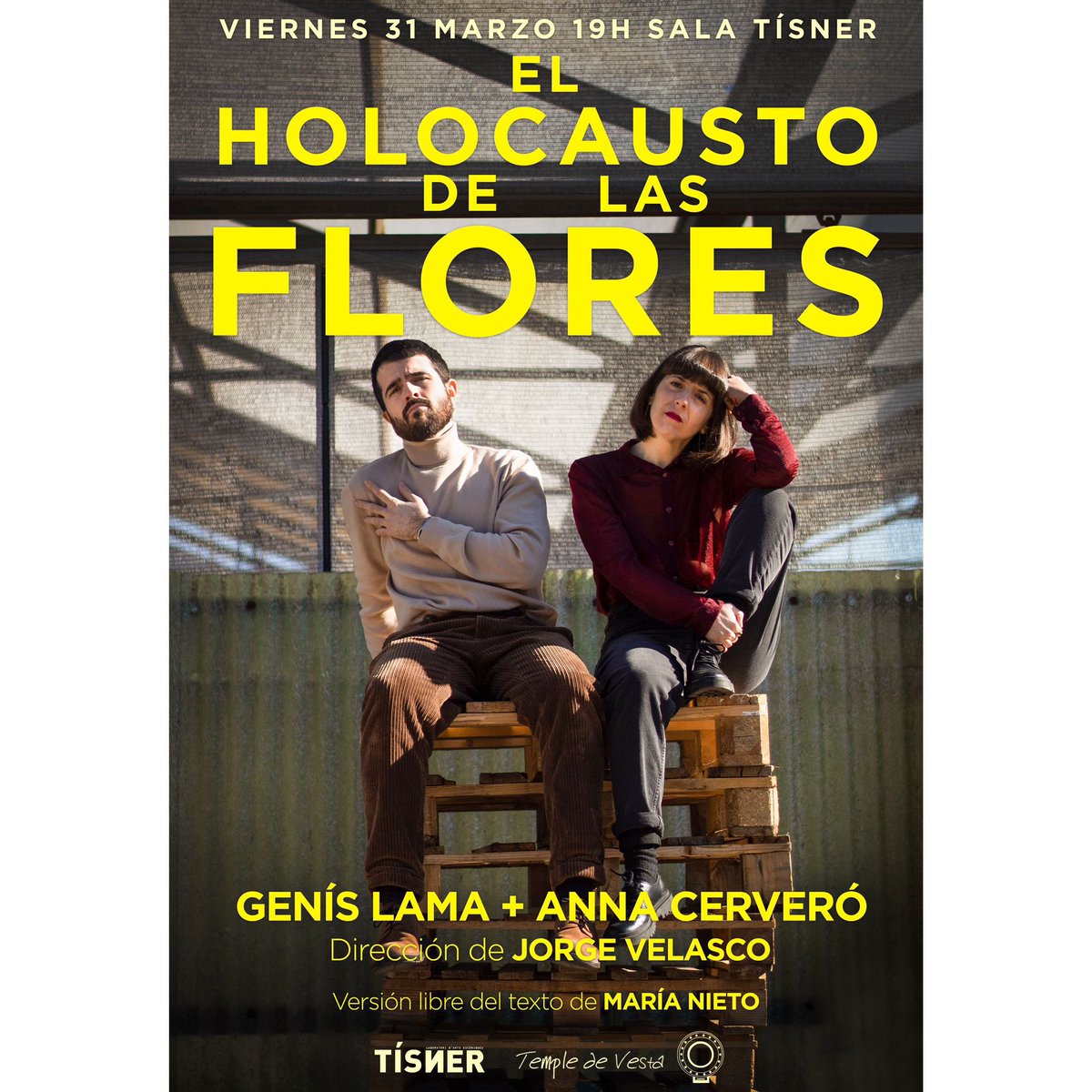 Presentem nou projecte a Barcelona!! 💥💐🔥🎭 Text de  <a href="/lorcadeamor/">María Nieto.</a> i direcció de Jorge Velasco. Compartint escenari amb <a href="/genis_lama/">Genís Lama</a> 🚀