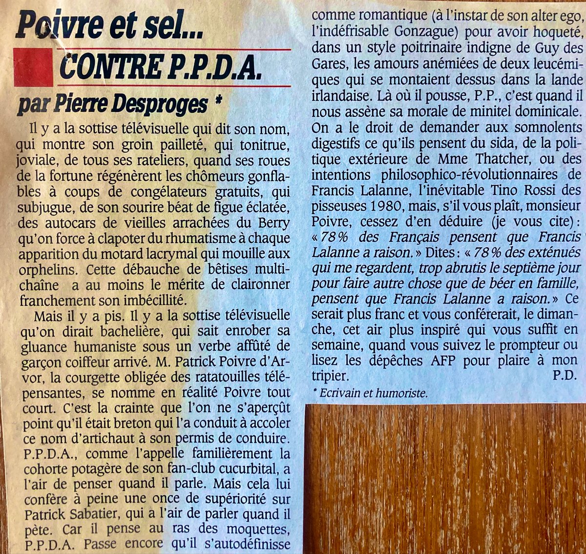 L'étranger tweet media