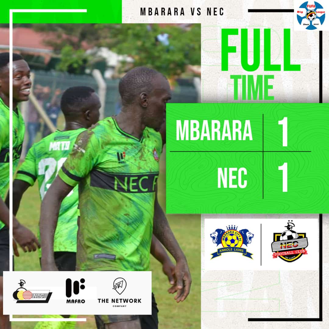 NECUPDF's tweet photo. Congratulations NEC FC. A draw away is not bad. Just days from now you will be on top of the table. https://t.co/JE4etowlO9