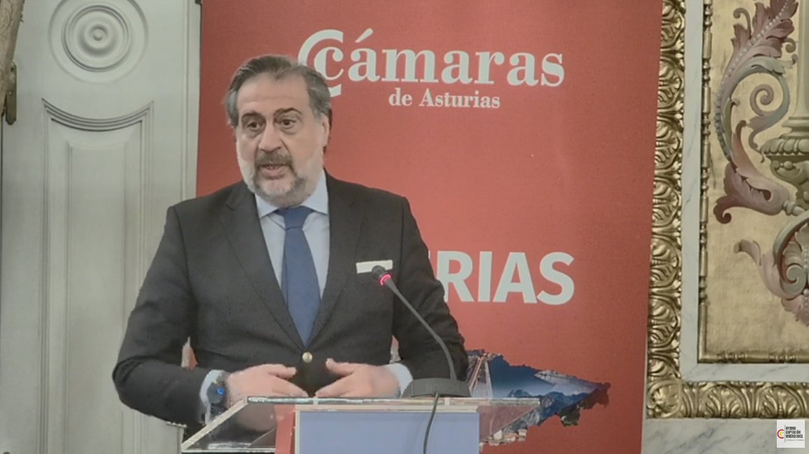 Interviene en primer lugar, dando la bienvenida a los asistentes al acto el presidente de <a href="/CamaradeMadrid/">Cámara de Madrid</a>, Ángel Asensio.