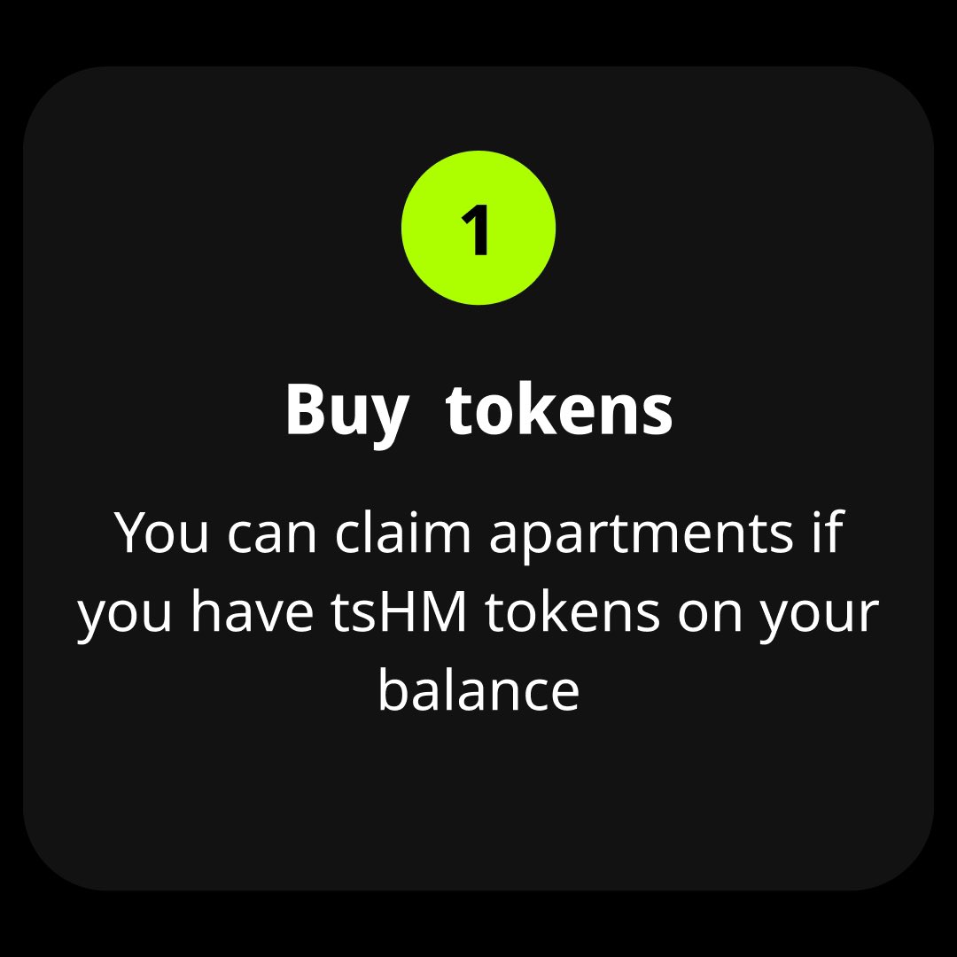 token_states's tweet photo. How to get apartments for tokens?🌟 https://t.co/nDi5K7zHpb