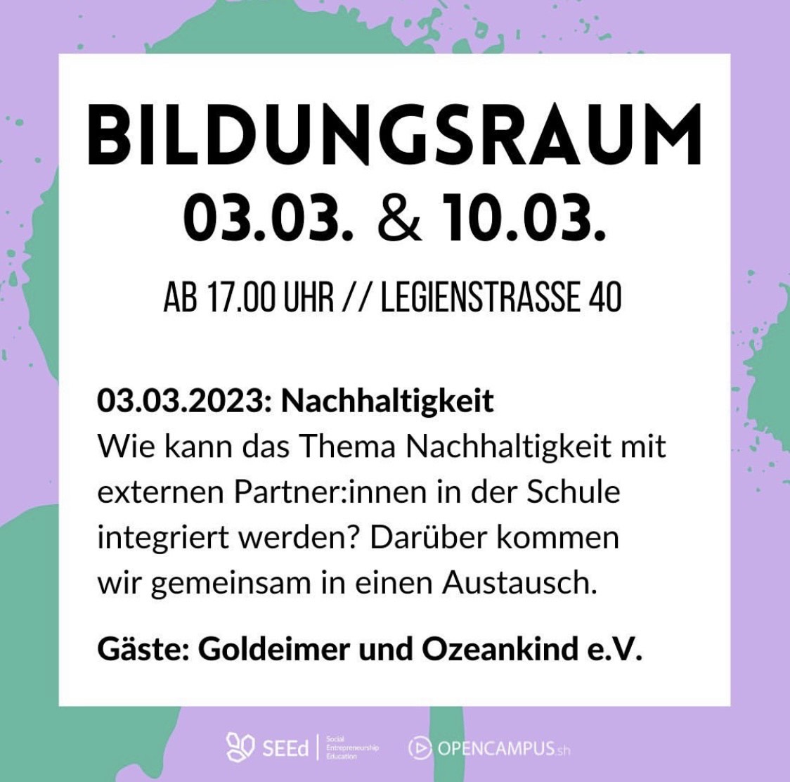Goldeimer (@goldeimer) on Twitter photo Was haben Klopapier und Bildung miteinander zu tun? Mila & Tanja stellen heute ab 17 Uhr Goldeimer und unsere Bildungsarbeit im 'BILDUNGSRAUM' von <a href="/seedschule/">SEEd - Social Entrepreneurship Education</a> vor. #Kiel, komm rum 💜 Was haben Klopapier und Bildung miteinander zu tun? Mila & Tanja stellen heute ab 17 Uhr Goldeimer und unsere Bildungsarbeit im 'BILDUNGSRAUM' von <a href="/seedschule/">SEEd - Social Entrepreneurship Education</a> vor. #Kiel, komm rum 💜