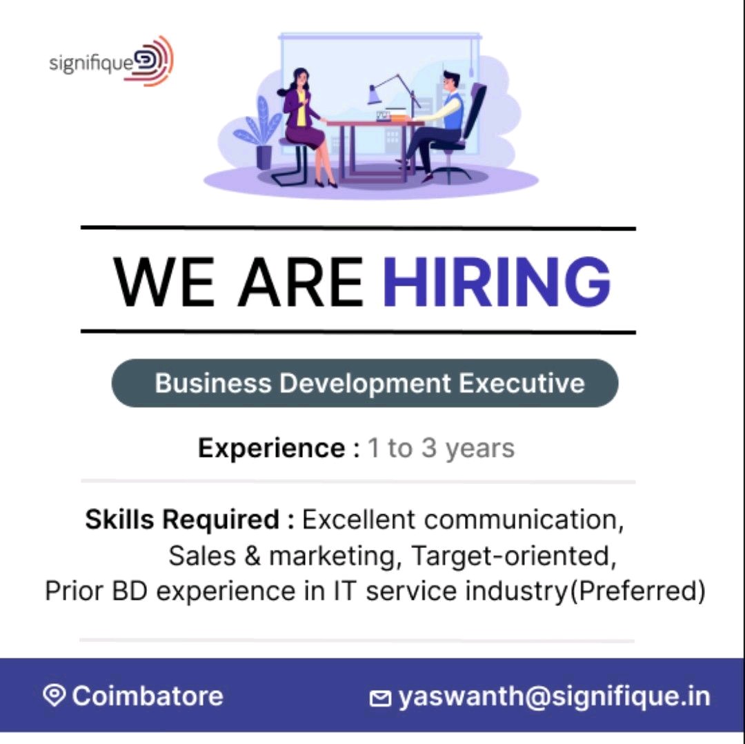 signifique's tweet photo. #Hiring #businessdevelopment #sales #marketing https://t.co/4N5Jq562BD