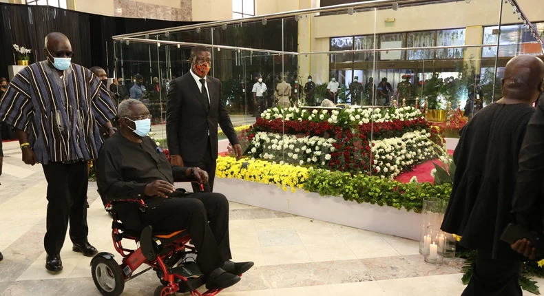 Manasseh_Azure's tweet photo. "Teach them that a president who was nicknamed the 'Gentle Giant' is, today, confined to a wheelchair and his mobility would depend on how well duty bearers implemented the Disability Act of making buildings accessible to persons with disability."
--Manasseh Azure Awuni https://t.co/46Dx0vHWOQ