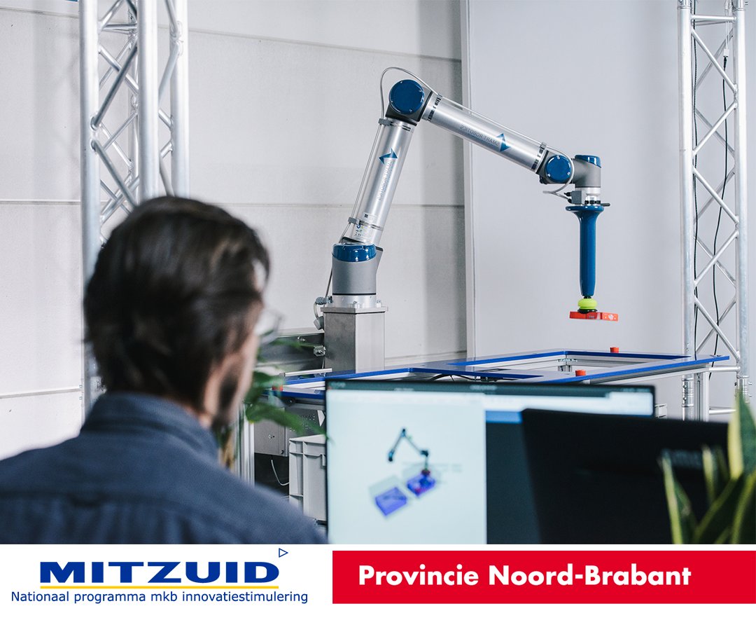 SmartRoboticsNL's tweet image. Smart Robotic together with Cboost & Future State are developing the ultimate universal pick & place #robot! This project is subsidized by  @POWERBrabant  & the Dutch Government under the MIT program. We're looking forward to the results! #pickandplace #Robotics