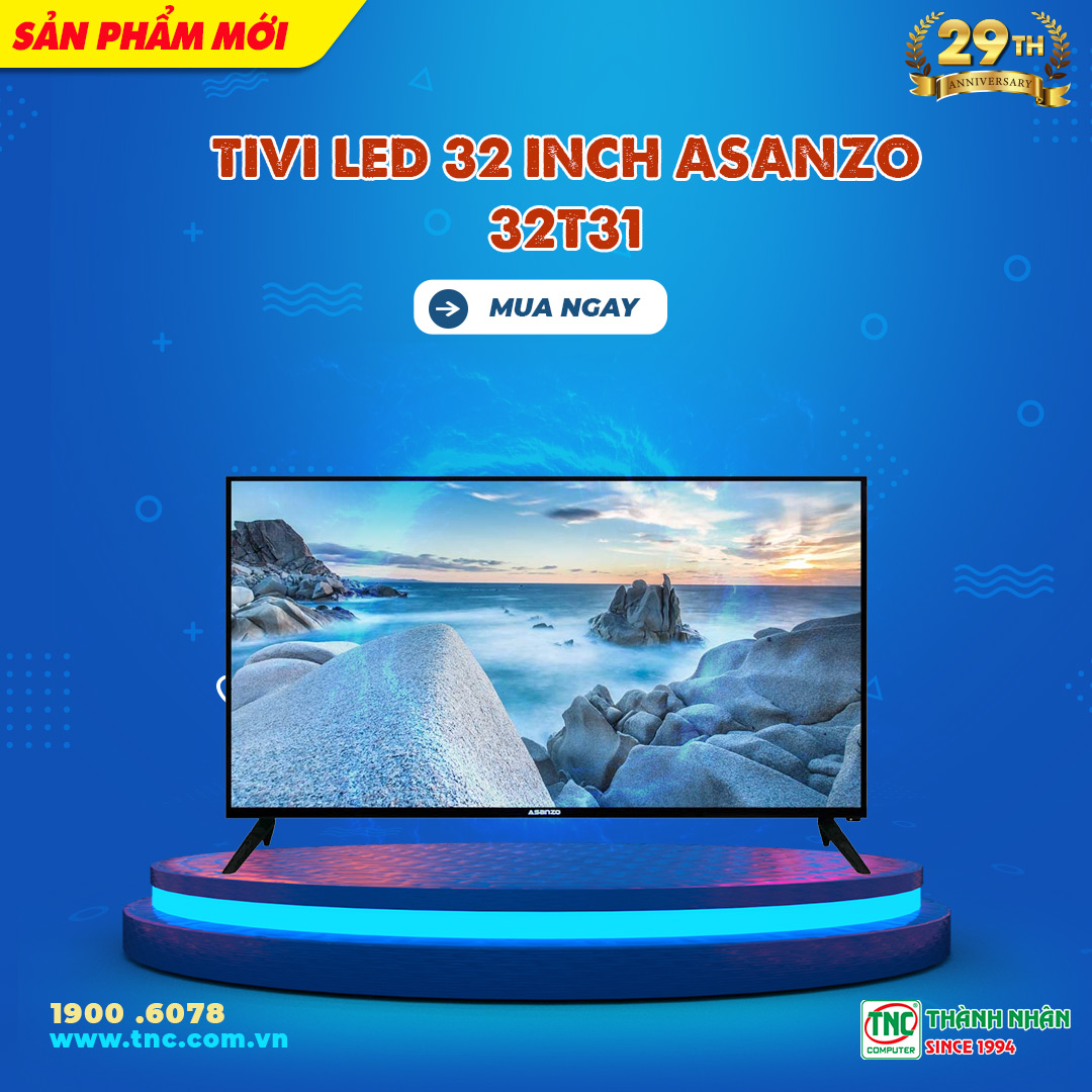 thanhnhan_vn's tweet photo. Tivi LED 32 inch ASANZO 32T31
https://t.co/8VMPUwSscj
Kích thước màn hình: 32 inch
Độ phân giải: HD(1366 x 768)
Công nghệ âm thanh: Tích hợp âm thanh vòm ảo
#Tivi #LED #32inch #ASANZO #tnc https://t.co/AlRm4WumeY
