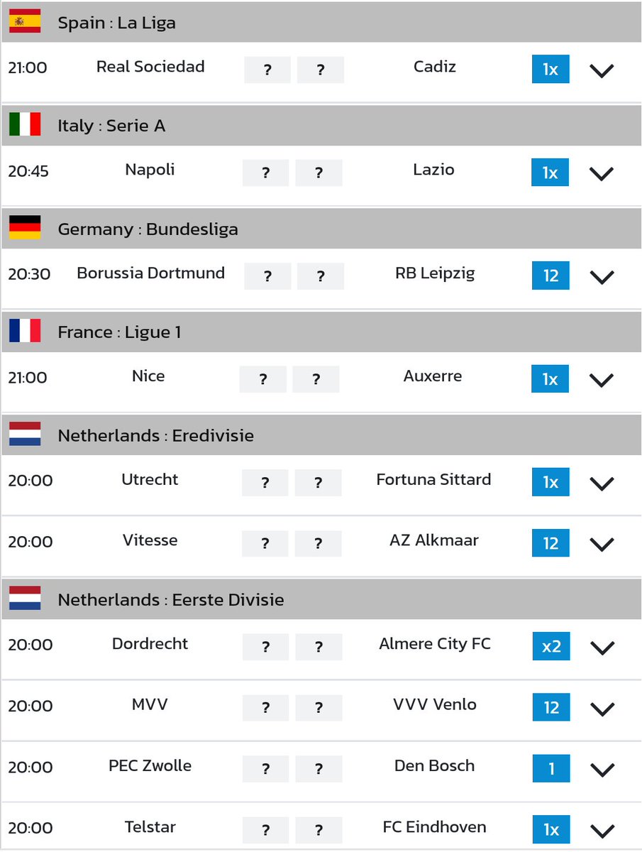 Today's winning prediction 💥🔥

For full free prediction visit accesspredict.com

Russia Ukraine So LP Soludo Sergey Lavrov #RejectTinubu National Assembly #sexlife David Hundeyin