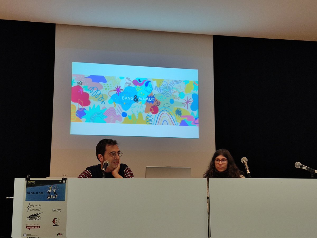 BibliotequesVNG's tweet photo. Ja està en marxa el #GrafPro, la trobada amb editorials independents a @bibcanfabra amb motiu del @Grafcomic.

Ara en @yupyop parla de les novetats de @bangediciones i després és el torn de la Sandra de @LaCupulaComic https://t.co/88ujMIsvsY