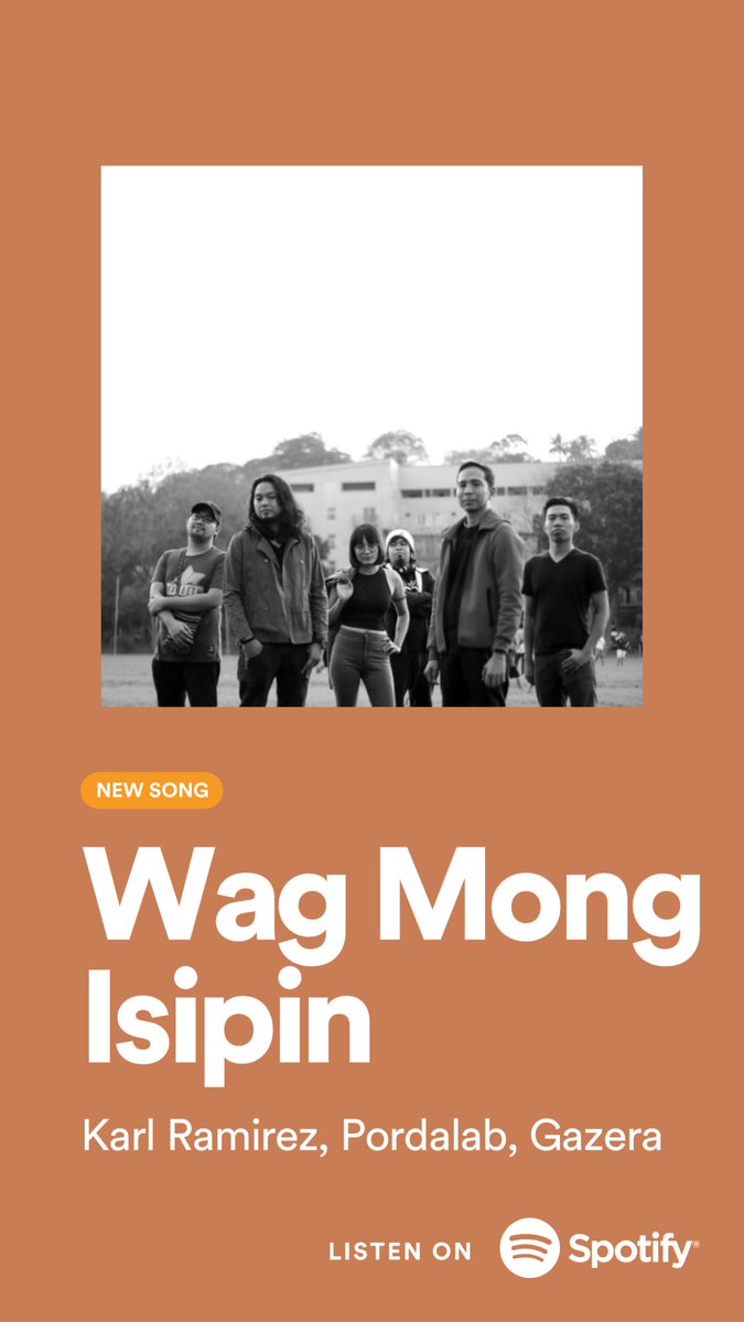 Out now! Wag Mong Isipin - <a href="/pordalabPH/">Pordalab</a> ft. Bachan of Gazera #SpotifyPH open.spotify.com/track/6UChCylv… #MusikangPilipino #MusikaPubliko
