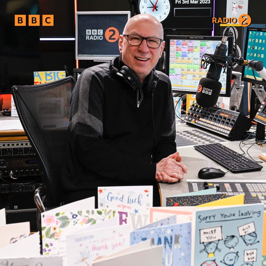 Ken Bruce in the Radio 2 studio