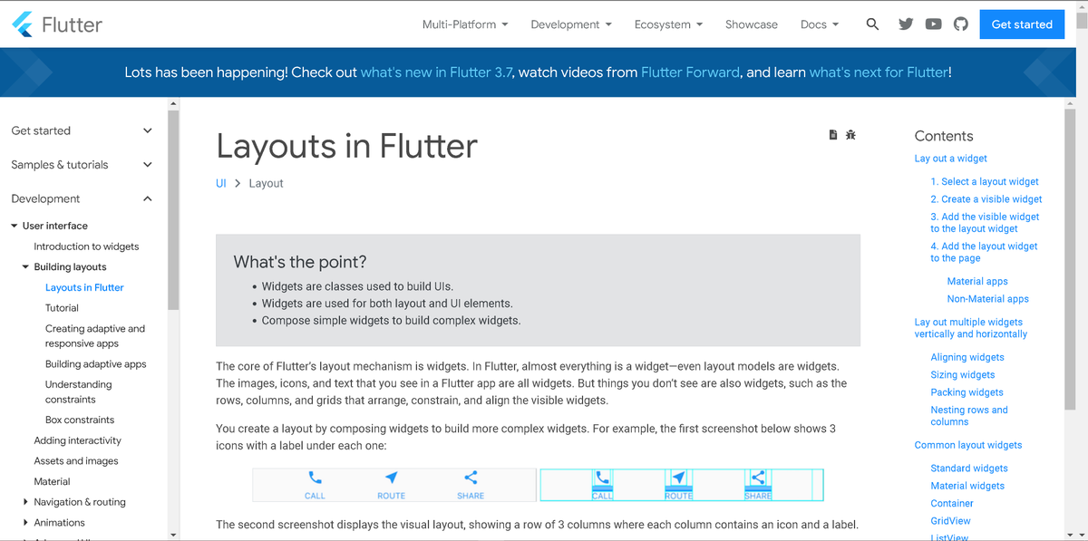 theofficialeze's tweet image. @FlutterDev&apos;s documentation 💯 #flutter #flutterdocs #ezedev