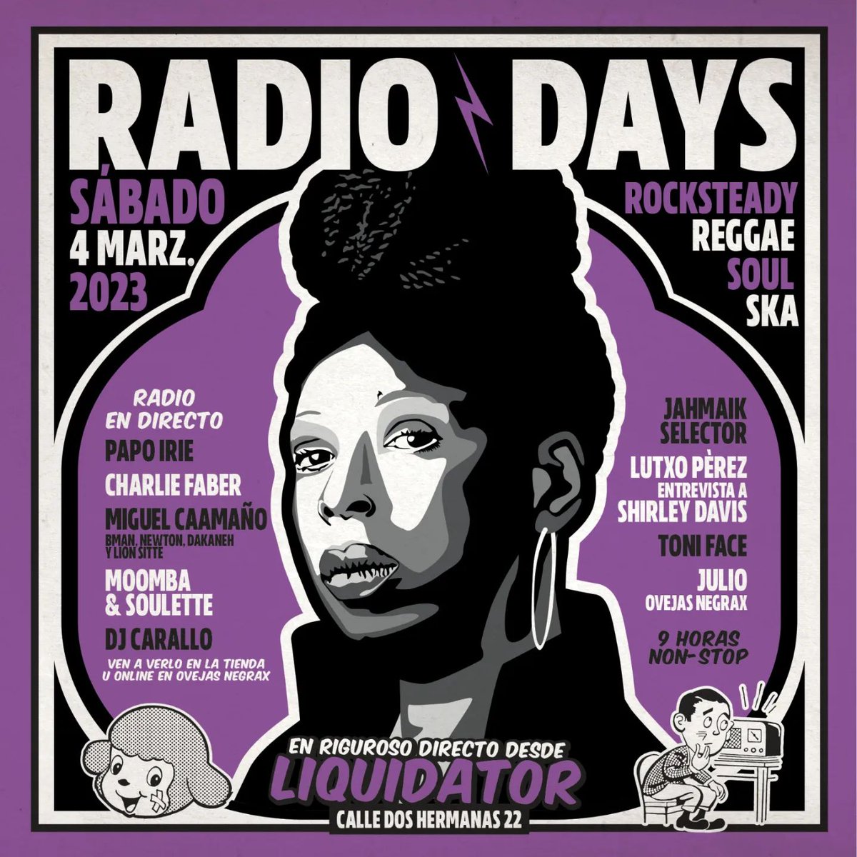 leonbonvivant77's tweet photo. ...y mañana... #RadioDays inna @LiquidatorMusic con actuaciones a partir de las 18h de @A_CIZ @Dakaneh1 @BMAN_OFFISHAL @newtoperalta y @KanoSunsay 
#Reggae #Music #Afrobeat #NonStop #Event #EntradaLibre https://t.co/bgOySYWlZv