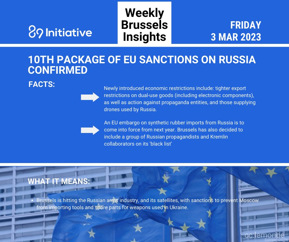 89initiative's tweet photo. Hello 89-ners! 
We hope that you will find our Weekly Brussels Insights interesting.
Have a good day! https://t.co/oirHJoZx9X