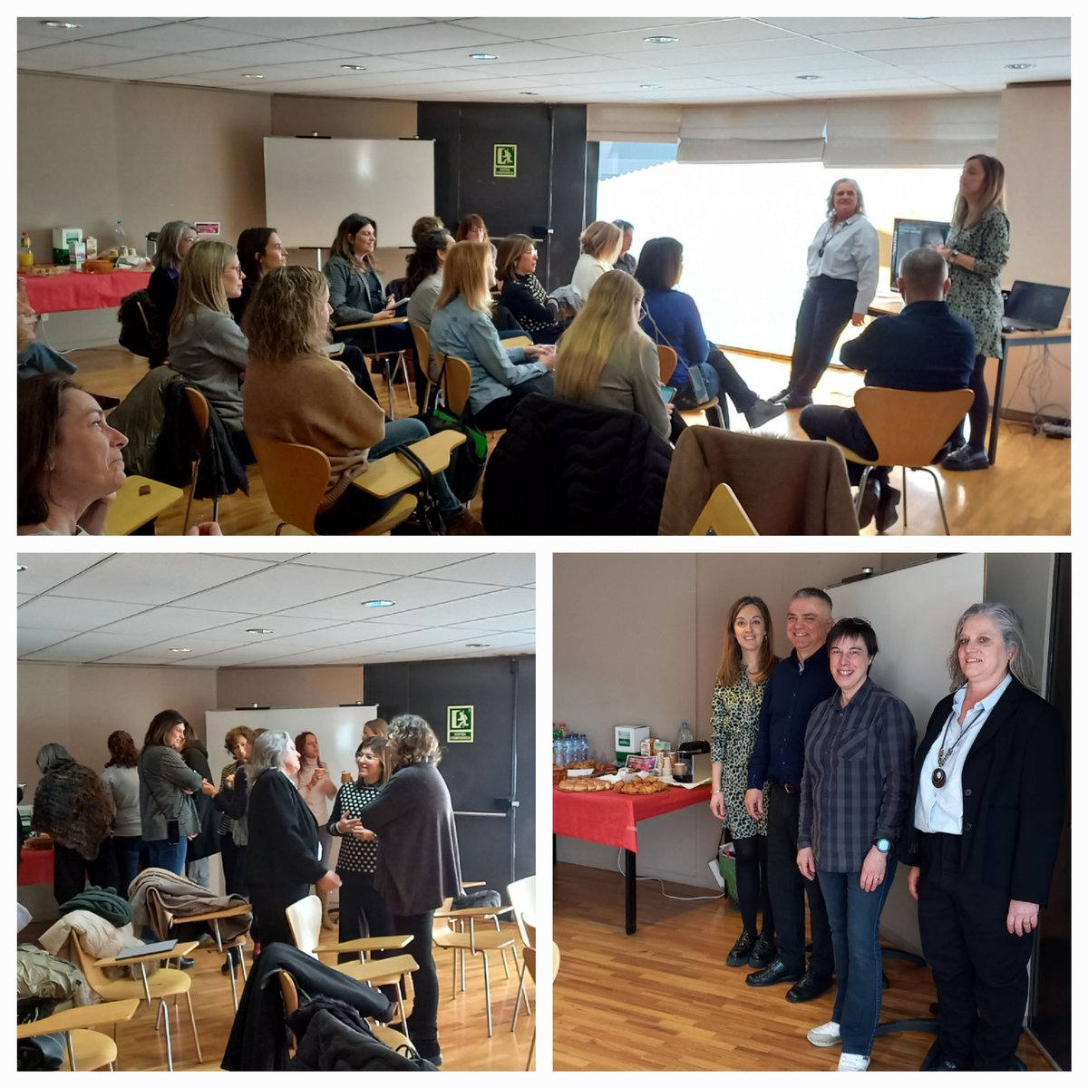 ICATERadvocats's tweet photo. ☕️Animadíssim l'#Esmorzar organitzat per la #ComissióIgualtat @ICATERadvocats amb motiu del #Diadelesdones. Comencem! Molt benvingudes i benvinguts al Col-legi i al debat sobre delictes sexuals, i el  consentiment! #8M #Dones #SíesSí https://t.co/bmosLQWhOg