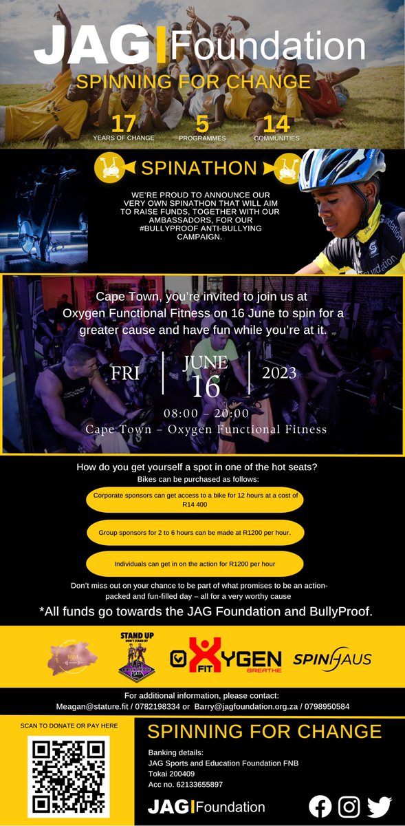 Join JAG in Spinning For Change. 🤝