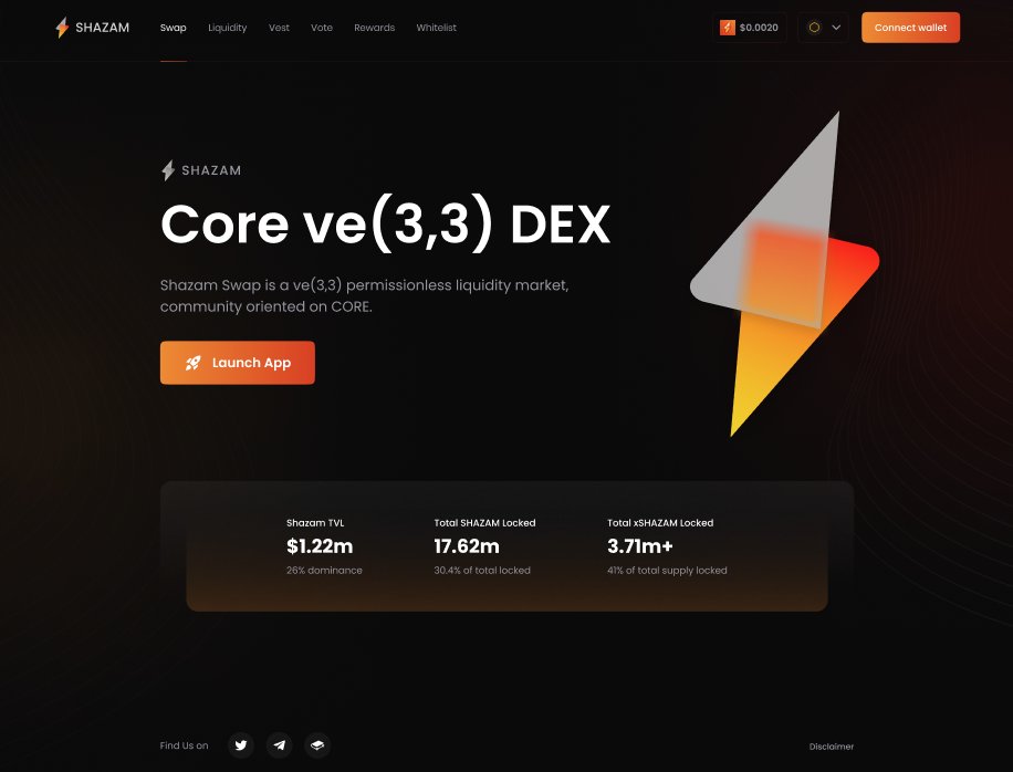 ⚡️ Our landing page is almost complete! Stay tuned and let us know your thoughts!

#CoreDao_Org #CoreMainnet #CORE #CoreChain