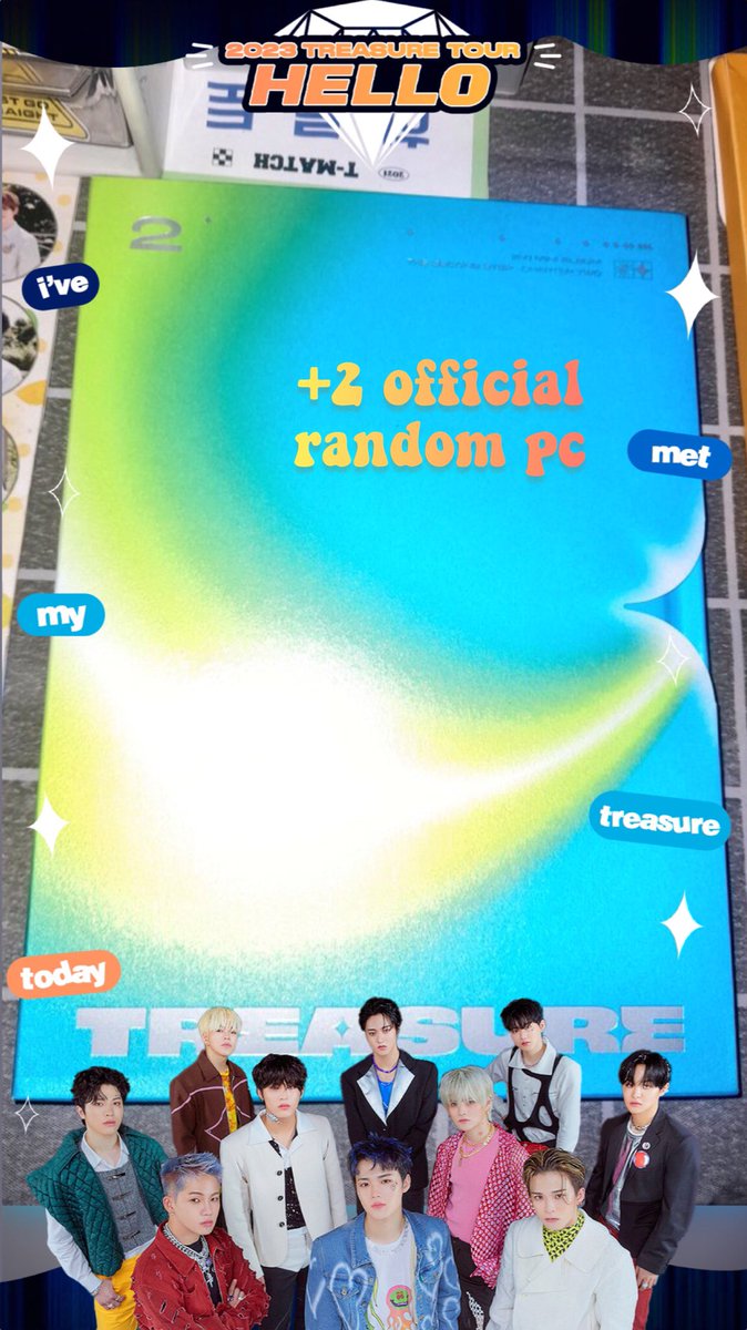 💙💎 MINI GIVEAWAY 💎💙

🎁 Album only (Light green ver.) + 2 official random photocards

Rules :
• RT + like tweet ini &amp; tweet di bawah ini
• Rep apa aja with proof
• COD venue / ship (ongkir ditanggung pemenang)

❗️END 15 MARET 2023 (22.00)❗️
#TREASURE_HELLOinJKT