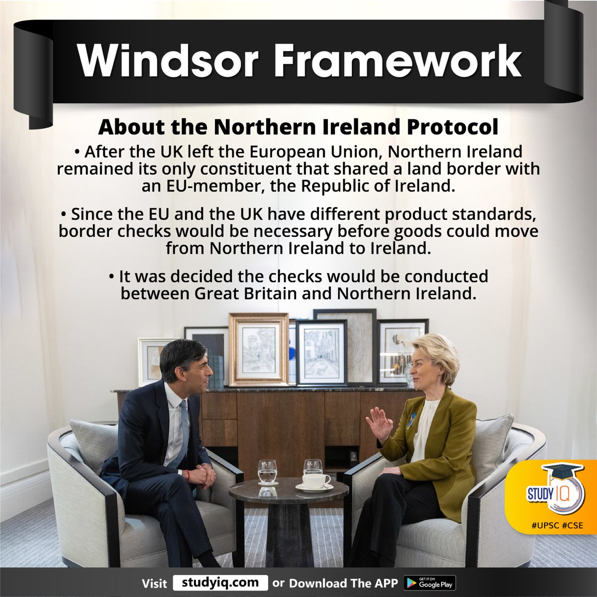 Windsor Framework

#windsorframework #whyinnews #unitedkingdom #europeanunion #eu #uk #norhternireland #greenlane #lanesystem #redlanesystem #goods #import #stormontbrake #euregulation #london #republicofireland #ireland #greatbritain #upsc #cse #ips #ias