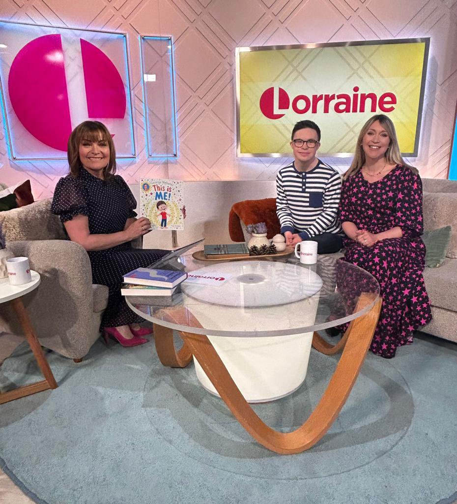 Thank you <a href="/reallorraine/">Lorraine</a> for a fantastic interview with George Webster and Claire Taylor about THIS IS ME! ❤️<a href="/lorraine/">Lorraine</a>