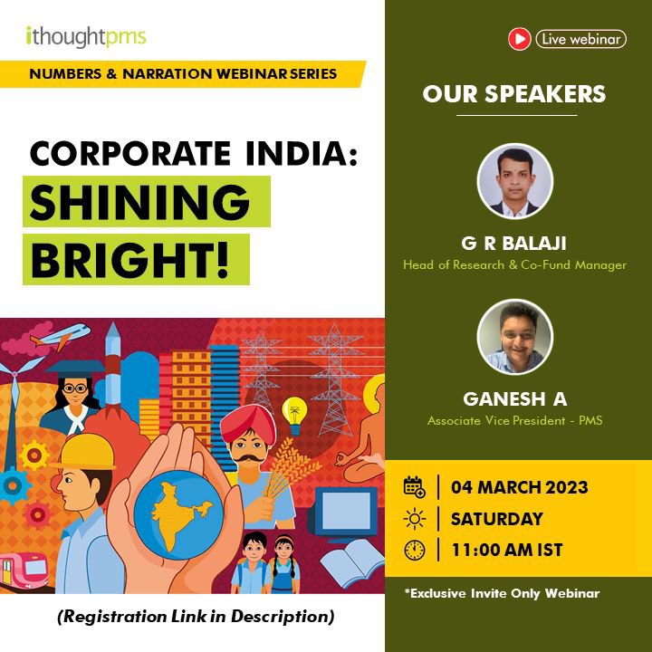 Join us to know to more on bit.ly/3kzy21y  #Corporateindia  #india #shiningstory #personalfinance