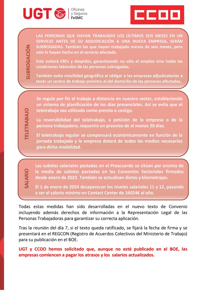 CONTACT CENTER CCOO tweet media