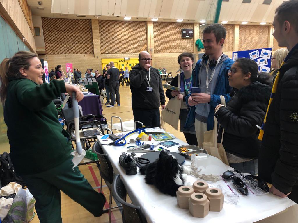 Ruthieh92's tweet photo. Attended Temple park promotion day yesterday with Gateshead equipment services to promote occupational therapy. It was a great event and opportunity to talk about my professional identity, and link this back to my training from @ZHAW university. Thanks again #dosh @SunderlandOT https://t.co/GIBZbumyR7