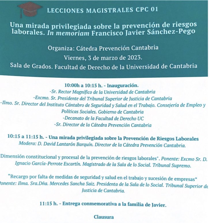 Hoy en la Facultad de Derecho 👇🏻