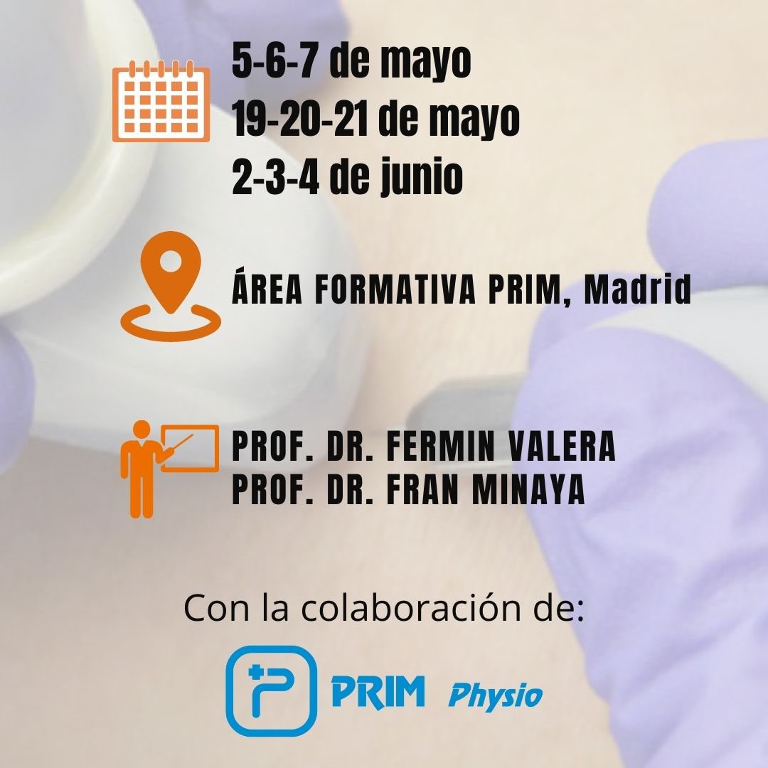 El curso de Electrolisis Percutánea Musculoesquelética Ecoguiada (EPM) <a href="/ElectrolisisP/">Electr. Percutánea</a> se trata de:

✅ la formación más completa (60 horas) y avanzada 

✅ formación pionera en la técnica, desde el año 2008 integrando la evidencia científica con la práctica clínica