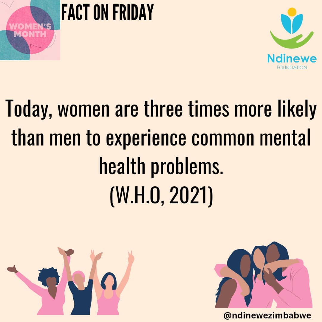 Twice as many women experience depression at some point in their lives when compared to men. Gender, genetic, social, and economic differences all play a role in the development of depression in women.
#MentalHealthMatters
#WomensMonth
