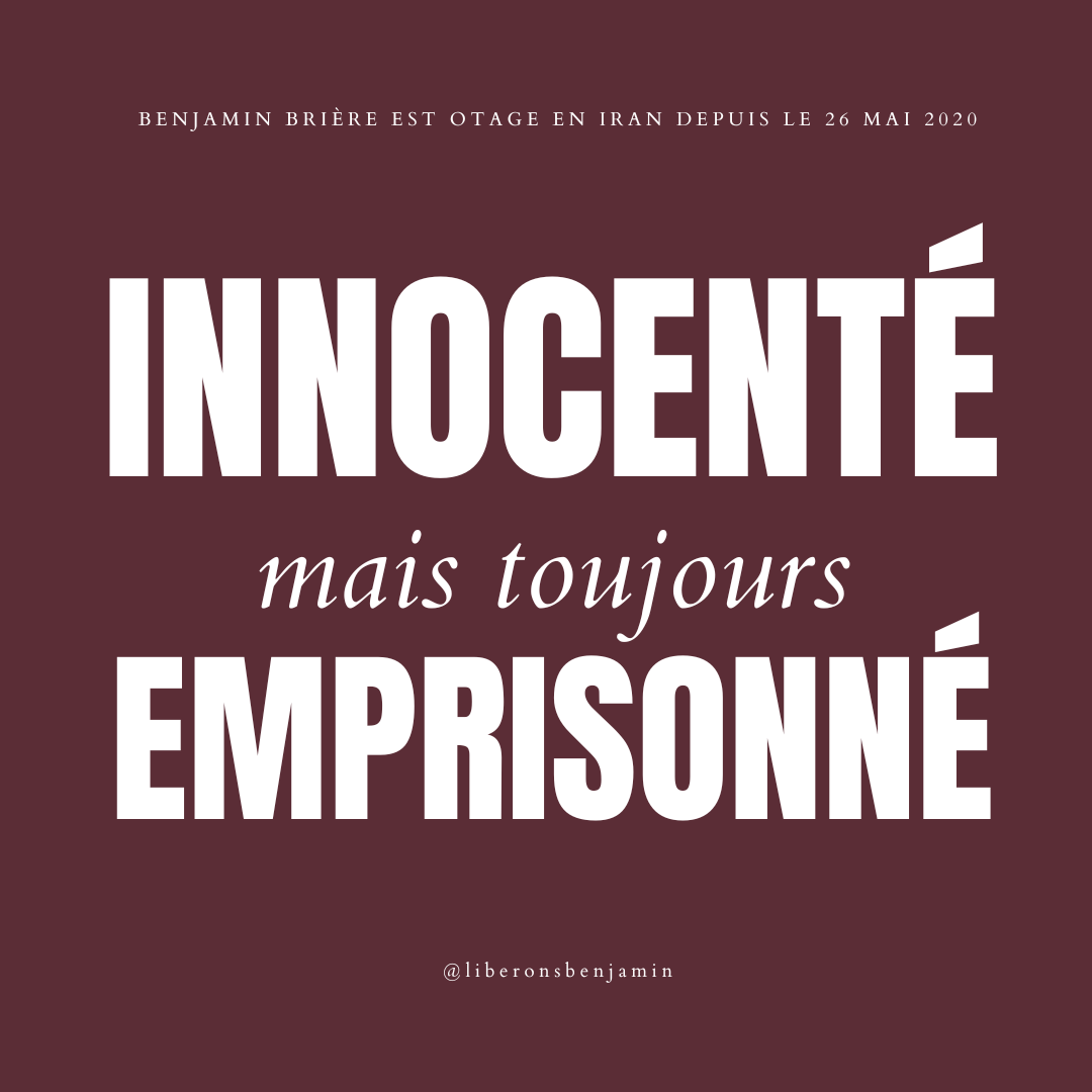 INNOCENTÉ mais toujours EMPRISONNÉ! 
Situation irréelle.
Benjamin est acquitté de toutes charges, mais n'a pas été libéré. Il reste donc détenu pour des charges inexistantes.
INCOMPREHENSION TOTALE.
La décision du juge, du 15 février 2023, doit être appliquée.
#FreeBen