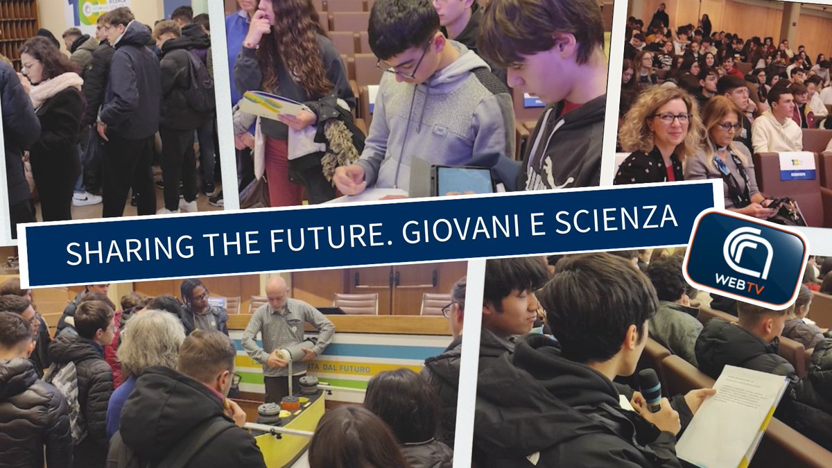 CNRsocial_'s tweet photo. 💯#CNR100 1923-2023 #centenarioCNR
#SharingTheFuture, #giovani e #scienza
Ricercatori e studenti a confronto sulle sfide della #scienza: #salute dell’uomo e del pianeta, #energia, #genomica, #intelligenzaartificiale
Ecco il servizio #CnrWebTv👇
https://t.co/4kyxUc3STw
@MC_Carro https://t.co/7RbP7zXXXq