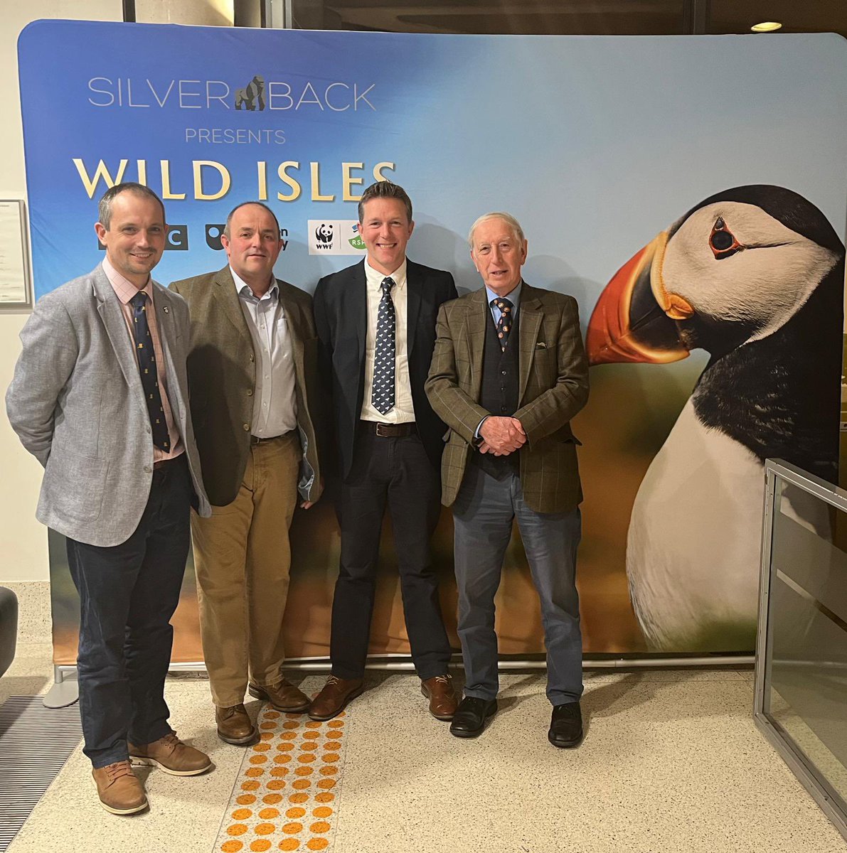 What a special night previewing the new BBC series #WildIsles with Sir David Attenborough <a href="/WWF/">WWF</a> <a href="/OpenUniversity/">The Open University</a> <a href="/Natures_Voice/">RSPB</a>

Two NFFN farms feature in the series which is a huge testament to farming’s role in protecting the natural world <a href="/The_Barker_Boys/">The Barker Boys</a> <a href="/hilltopfarmgirl/">Hill Top Farm</a> 👏