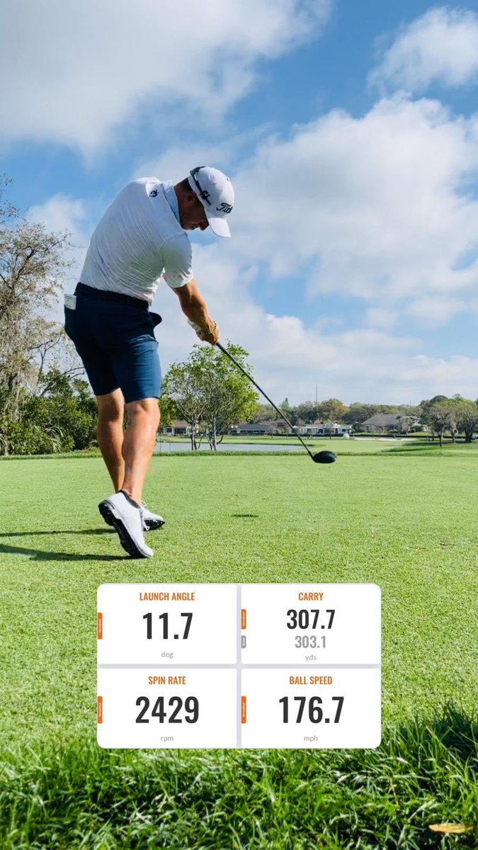 TrackManAsh's tweet image. Players getting ready on course at the Arnold Palmer Invitation this week.

#trackman #oncoursepractice #PGATour