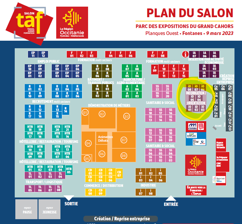 cidff46's tweet photo. Retrouvez nous sur le stand Information/Orientation #SalonTAF https://t.co/WTb8Uyu9En