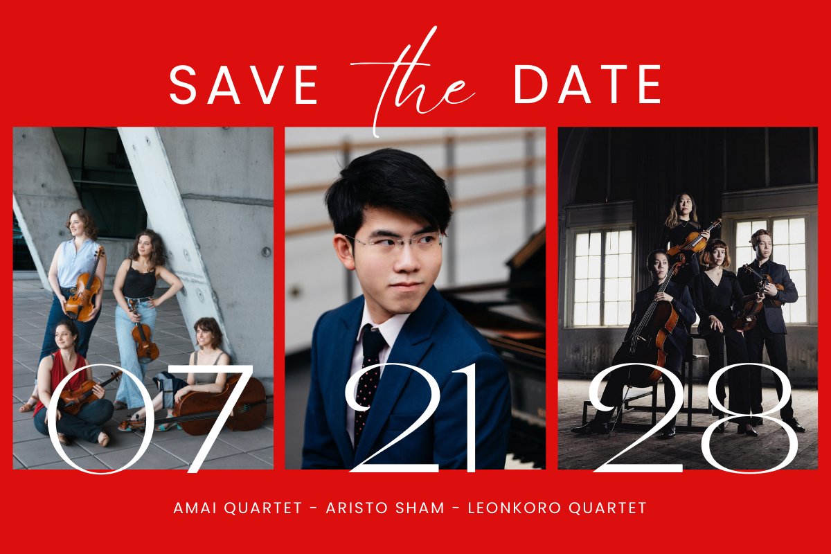 LingottoMusica's tweet photo. 🌷 A marzo fioriscono i nuovi talenti in #Sala500 con i 3 concerti finali di #LingottoGiovani!
🔸 7/3 | #AmaiQuartet | Concorso Marzani 2021
🔸 21/3 | #AristoSham | @ilcasagrande 2019
🔸 28/3 | #LeonkoroQuartet | Premio Borciani 2021
👉 https://t.co/FdN2aJOAva
#savethedate https://t.co/iYyikfPvOV